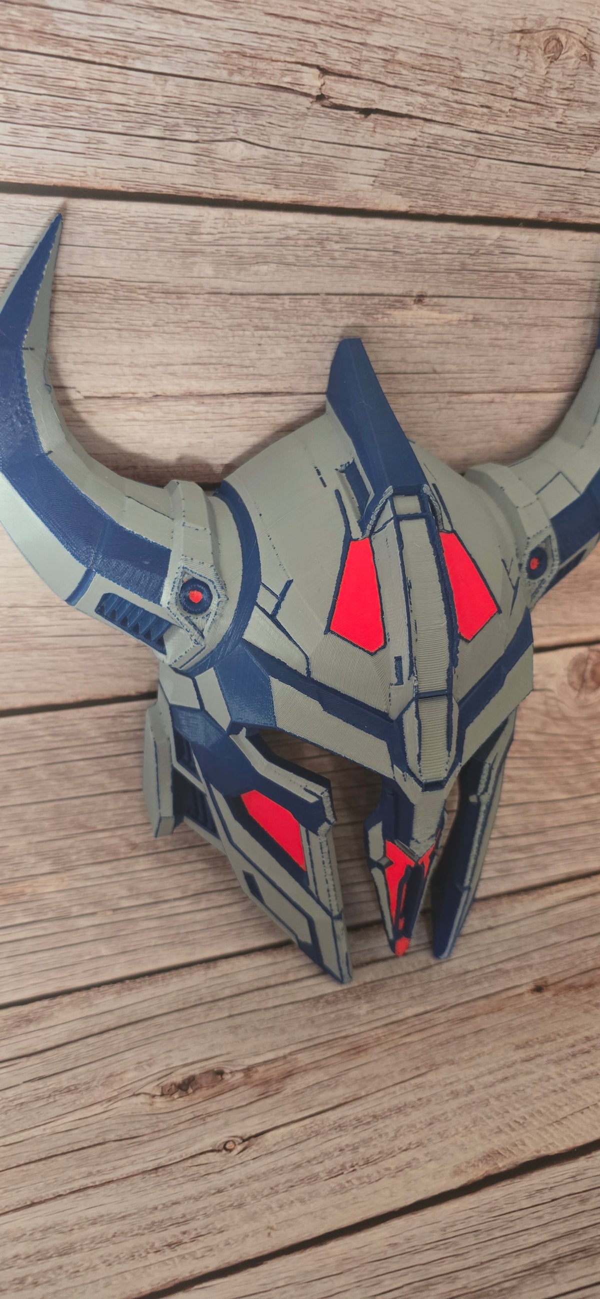 ForgeOath Mask | Horned Fantasy Warrior Wall Art