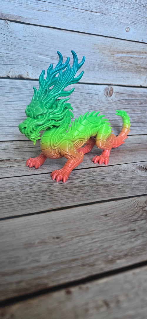 Wyrm of the Forged Vale | ColorStacked 3D Printable Dragon