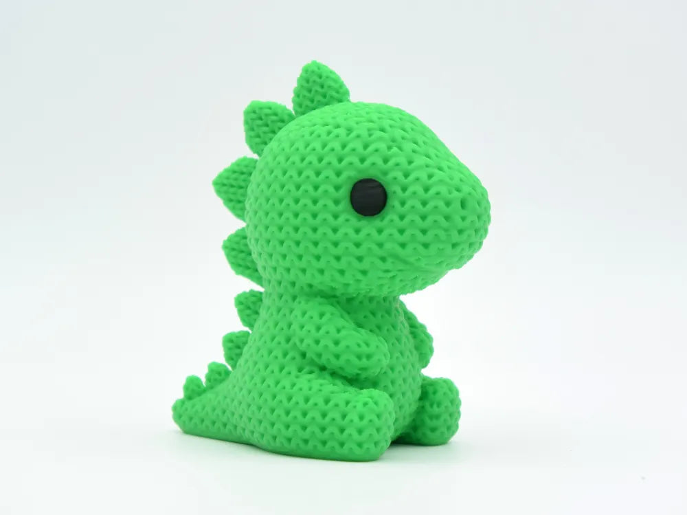 3D Printed Armored Stegosaurus - Fantasy Dinosaur Figurine