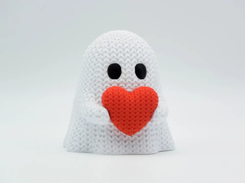 Spectral Heart Guardian - 3D Printed Halloween Ghost Figurine