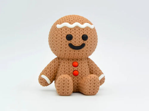 3D Printed Christmas Gingerbread Warrior - Holiday Fantasy Figurine
