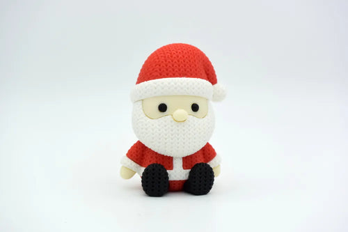 3D Printed Knitted Santa Claus - Christmas Holiday Decoration